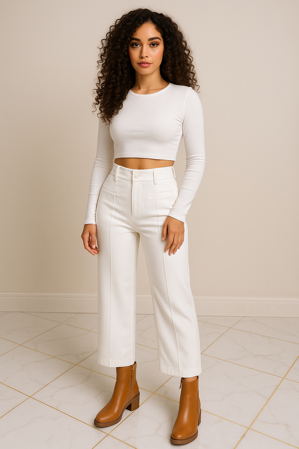 Mid-Calf Side Zipper Women Boots