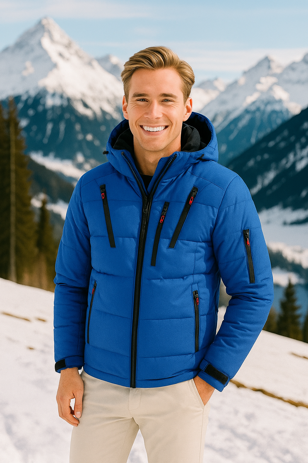 Luxuriöse Gefütterte Winterjacke – Warm, Stylisch & Unverzichtbar für den Winter